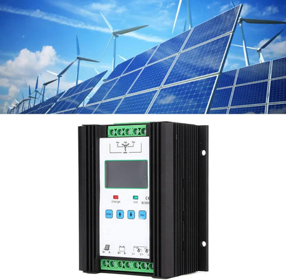 Akozon Wind Solar Controller Digitale Intelligente Controle Wind Solar Regulator 12V 24V 600W Professionele Accessoires