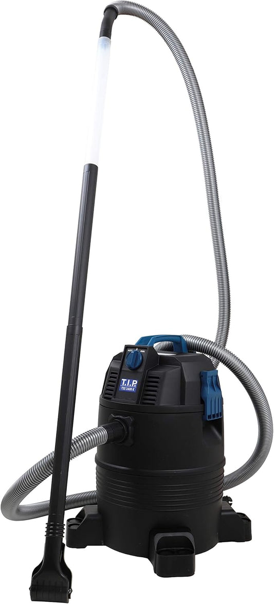 <font dir="auto" style="vertical-align: inherit;"><font dir="auto" style="vertical-align: inherit;">        TIP TSS 1600 K 30519 Pond sludge vacuum cleaner, tank capacity 30 l, suction tube 2 m, four-piece, 2 x transparent, flat nozzle for pond sludge, co