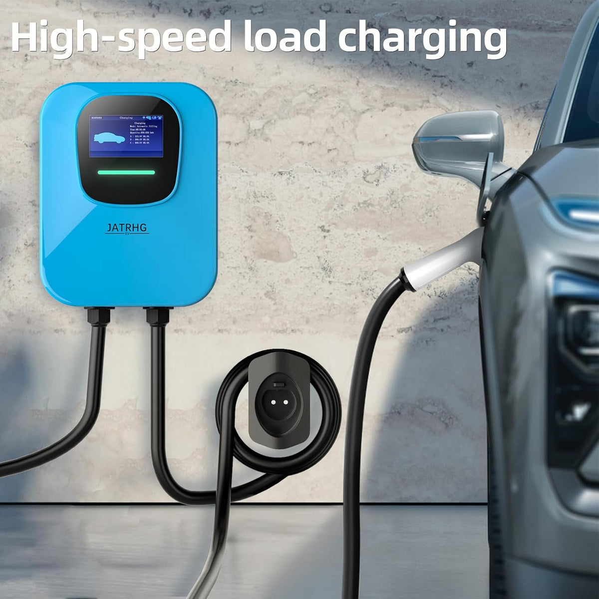 Laadstation Elektrische Auto – Oplaadpunt EV – Wallbox – Snelader – Type 2 Laadpaal – 11 kW Driefasig – 16A 380V – Waterdicht Met Shutter Bescherming