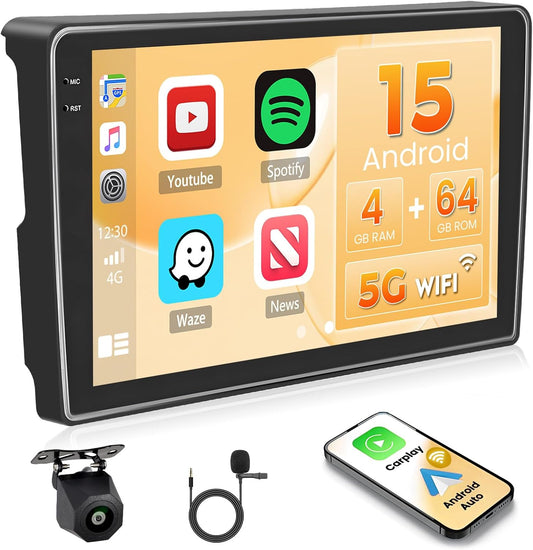 Autoradio – Multimedia Systeem – Navigatie – Autostereo – Touchscreen – 9 Inch Display – Draadloos CarPlay & Android Auto - QUORE