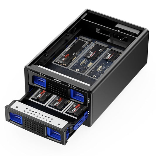 M.2 NVMe Enclosure 6 bay