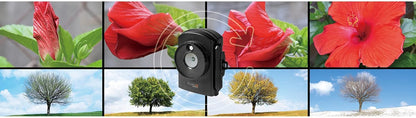 Technaxx - Time-lapse camera Full HD - bewaking time-lapse-camera, bouwplaats, huis, tuin, 6 maanden batterijvoeding - MicroSD, microfoon, geluid, LED, dag en nacht - waterdichte camera TX-164