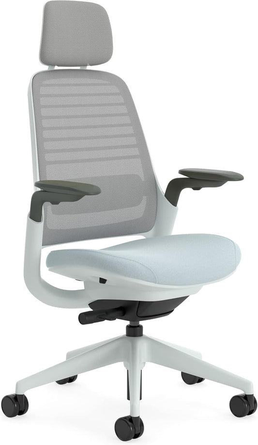 Ergonomische Bureaustoel – Bureaustoel Draaistoel Kantoormeubel Werkstoel – Verstelbare Lendensteun – 4D Armleuningen – Ademend Mesh – LiveBack Technologie