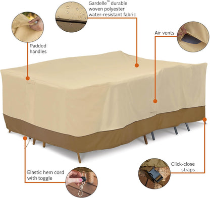 Classic Accessories 55-883-041501-00 Patio Furniture Cover 140" x 70"