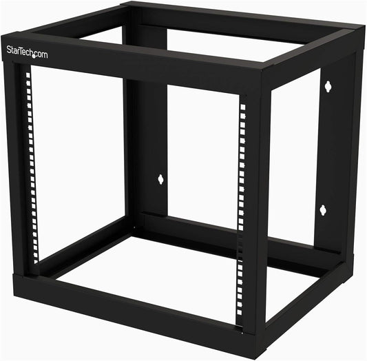 Wandrack 9U – Serverrack – Netwerkrack – Datarack – Patchpanelrack – Open Frame, 19 Inch, 45 Cm Diep – SPCC Koudgewalst Staal, Draagvermogen 80 Kg