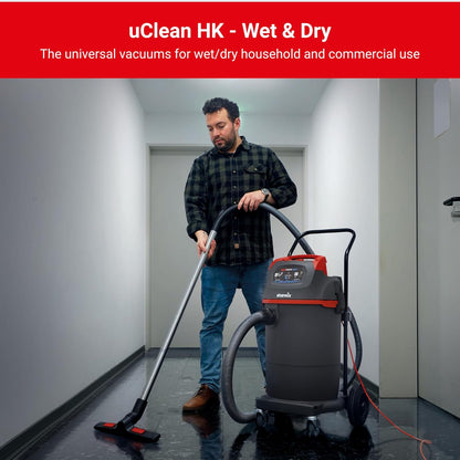 Starmix UClean 1432 HK, universele stofzuiger voor nat en droog zuigen, zeer veelzijdige nat- en droogzuiger voor flexibele toepassingen (1400 W, 32 L)