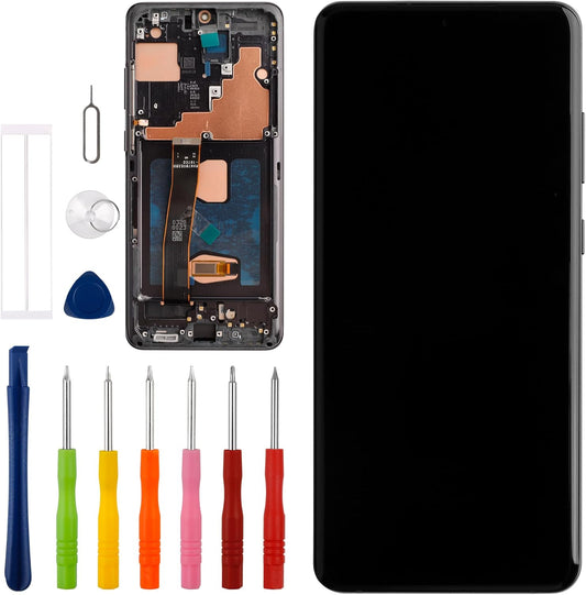 Vervangend OLED-display, compatibel met Galaxy S20 Ultra [6,9"] SM-G988B/DS LCD touchscreen met toolkit-vingerafdrukfunctie