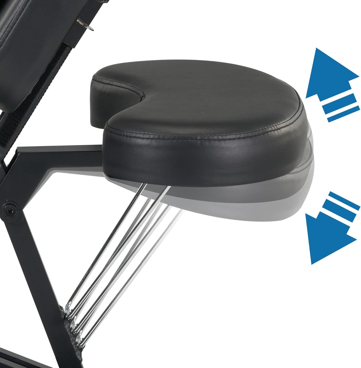 Master Massage Apollo Inklapbaar massagestoelpakket met draagtas, 46485EU zwart mobiele massagestoel, groot