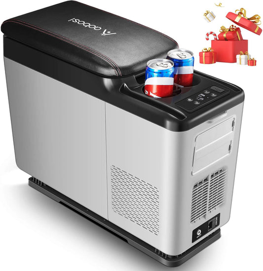 Compressor Koelbox – Elektrische Koelbox – Mobiele Koelbox – Auto Koelbox – Camping Koelbox – 15 Liter Inhoud – Temperatuur Instelbaar Tot -15 °C
