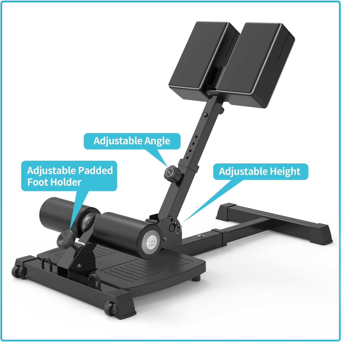 leikefitness Deluxe Multifunctionele Diepe Sissy Squat Bench Thuis Gym Workout Station Been Oefening Machine