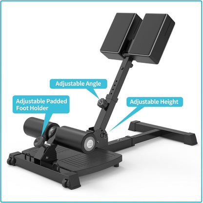 leikefitness Deluxe Multifunctionele Diepe Sissy Squat Bench Thuis Gym Workout Station Been Oefening Machine