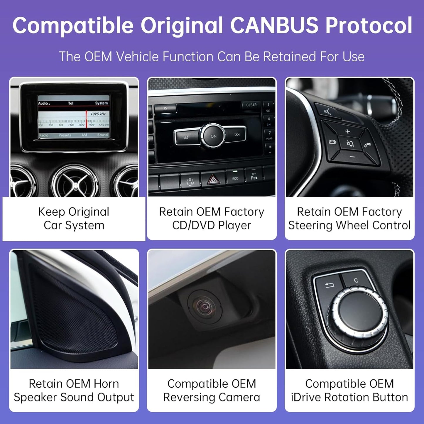 10,25 Inch Autoradio Touchscreen – Multimedia Display – Navigatiescherm – Infotainment Scherm – Auto Radio Upgrade – Draadloze CarPlay & Android Auto – Hoge Resolutie 1920x720