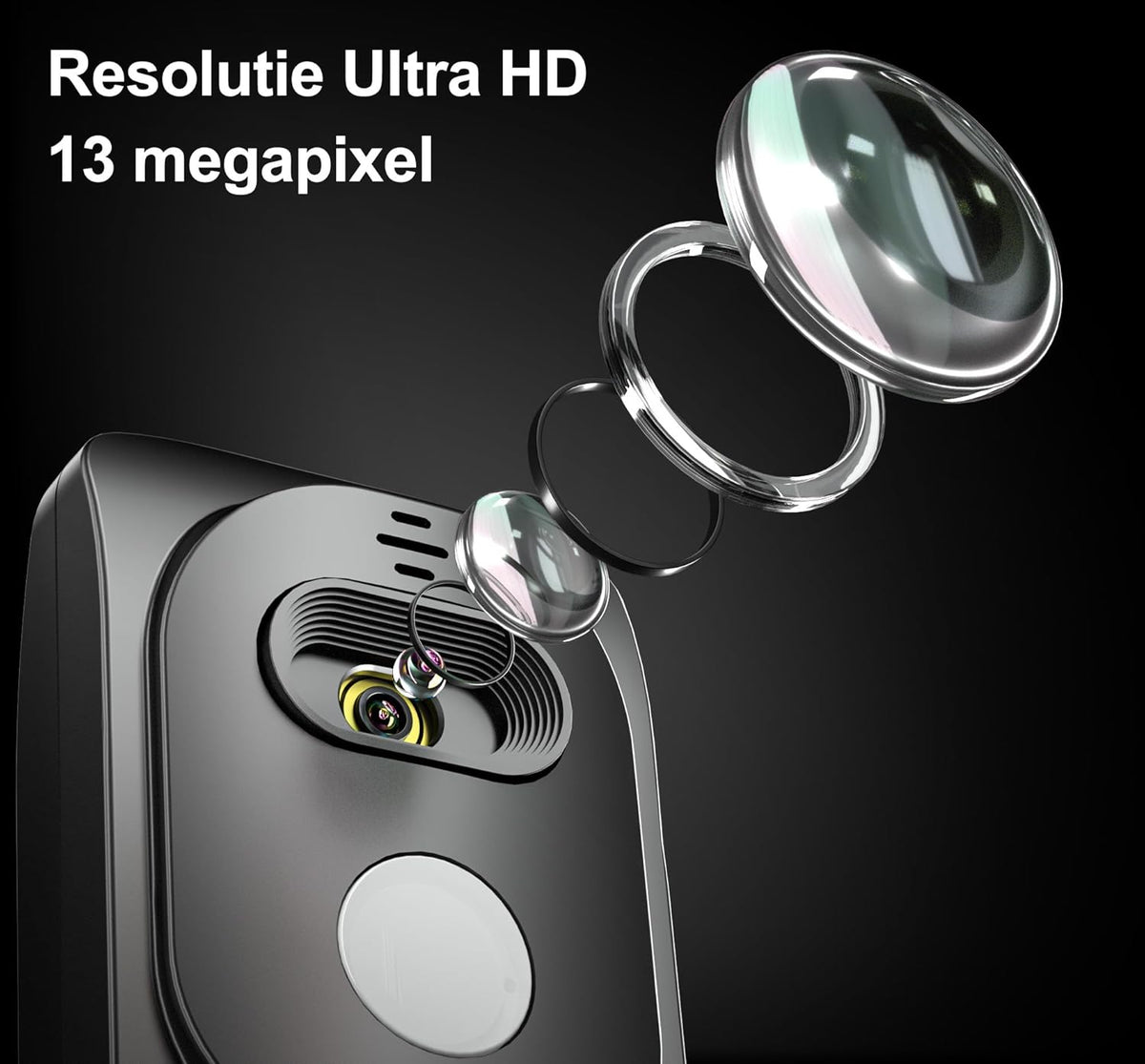 JOURIST DC530 Documentencamera, visualiser voor A3-formaat met 13 MP voor Windows, MacOS, Chromebook en Linux