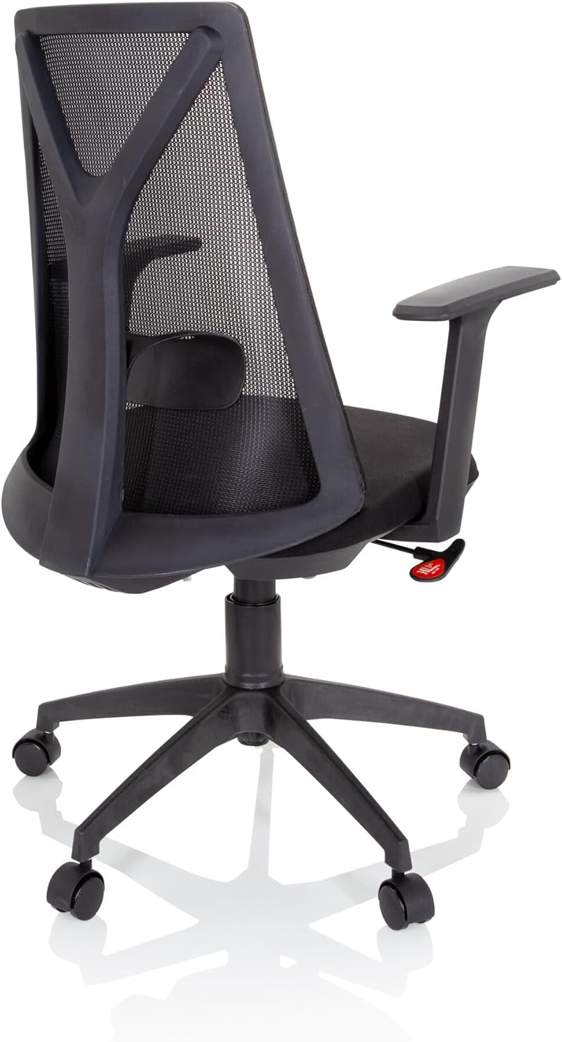 hjh OFFICE Thuisgebruik bureaustoel FALUN BASIC stof/netstof Zwart