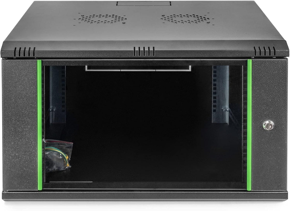 DIGITUS Netwerkkast - 19 inch Rack - 7 U - wandmontage - 600 mm diepte - draagvermogen 60 kg - Dynamic Basic Serie - Zwart