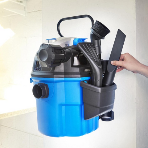 Tapijtreiniger - Tapijtwassers - Nat-Droogstofzuigers - Multifunctionele Stofzuiger - met Accessoires - Blaasfunctie - Stopcontact - voor Huis - Garage - Auto - Tapijt - 1500W - 18L - Blauw