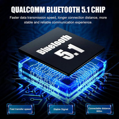 EJEAS Q7 verbeterde helm intercominstallatie, Bluetooth 5.1 intercom communicatiesysteem (2 stuks)