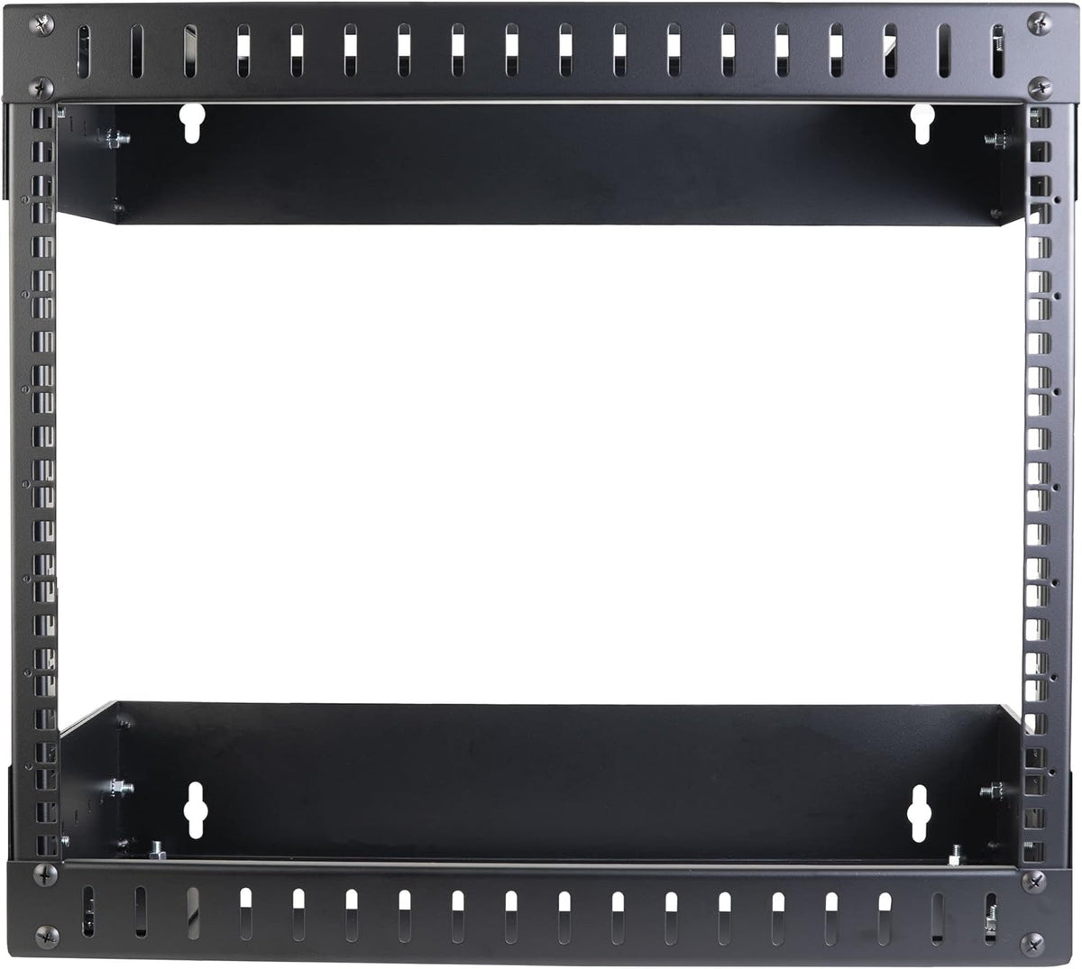 2-Post 8U 19 Inch Open Frame Server Rack – Netwerk Rack – Data Rack – Patchkast – Serverkast – Verstelbare Diepte 30,5-50,8 Cm – Draagvermogen 90 Kg
