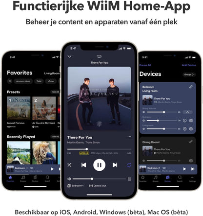 WiiM Ultra Music Streamer & Digitale Voorversterker | 3,5" Touchscreen, Compatibel met GoogleCast & Alexa, Stream Spotify, Amazon Music, Tidal | HDMI ARC,Phono-ingang & Koptelefoonuitgang | Space Grey