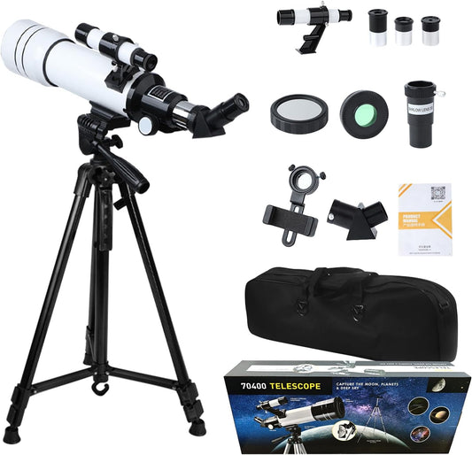 ACESOME Telescoop, vergroting 20-333 x telescoop, astronomy voor kinderen en volwassenen, 70 mm aperture sterentelescope astronomische telescoop met verstelbaar statief, opbergtas