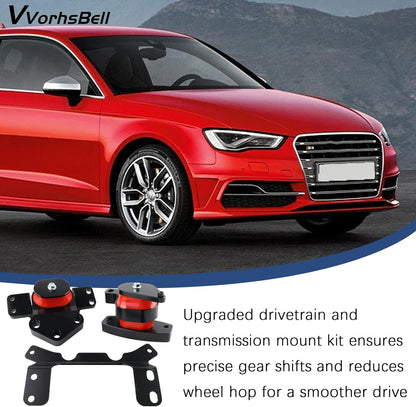 Motorsteunset compatibel met VW Golf GTI MK7 MKVII & Audi A3 8V S3 TT MQB Platform Motor Transmissie Mount