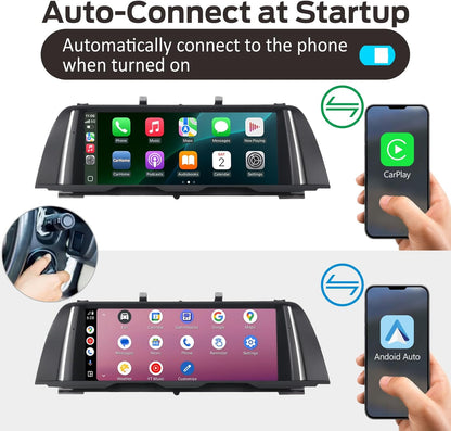Autoradio – Multimedia Systeem – Navigatie Radio – Bluetooth Audio – CarPlay Android Auto – Razendsnel Opstarten – Behoudt Originele Besturing