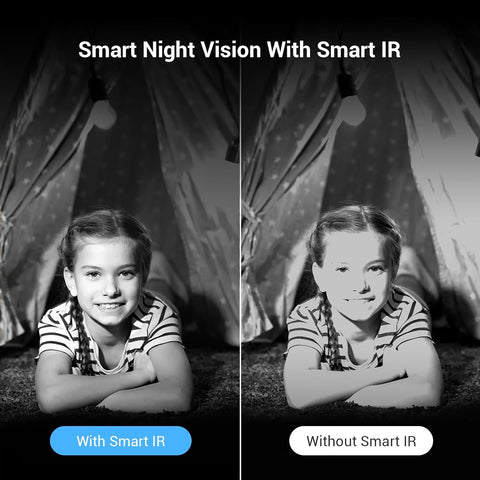 Beveiligingscamera Binnen - WiFi-bewakingscamera - Set van 2 - Draadloos Babycamera - 360° Tilt - 2,4 GHz - Intelligent Nachtzicht - met Slimme IR - Bewegingsdetectie - Automatische Tracking - Tweewegaudio - Wit