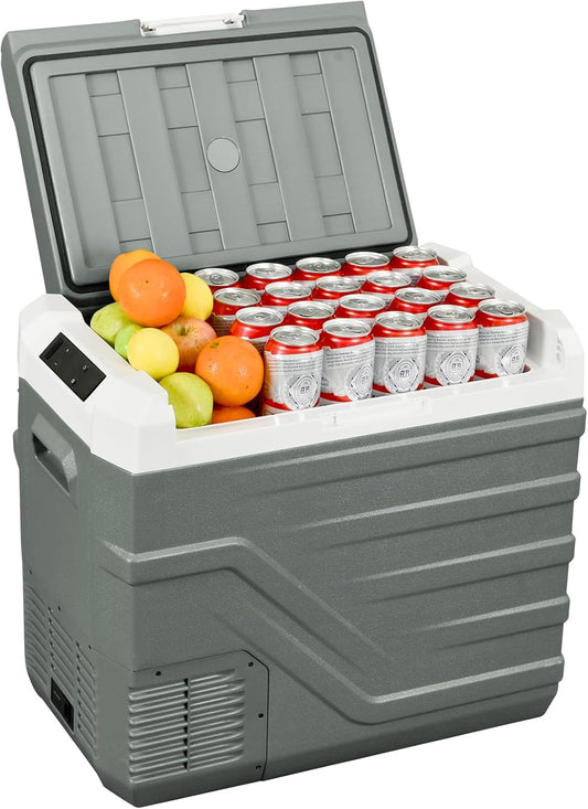 Alpicool 44L Autokoelkast NL50 12V Draagbare Autokoelkast met Vriezer Koelkasten 12V/24V DC 100~240 Volt AC Elektrische Koelbox voor Camping, RV, Roadtrip, Picknick, Truck, Camper -20℃-20℃