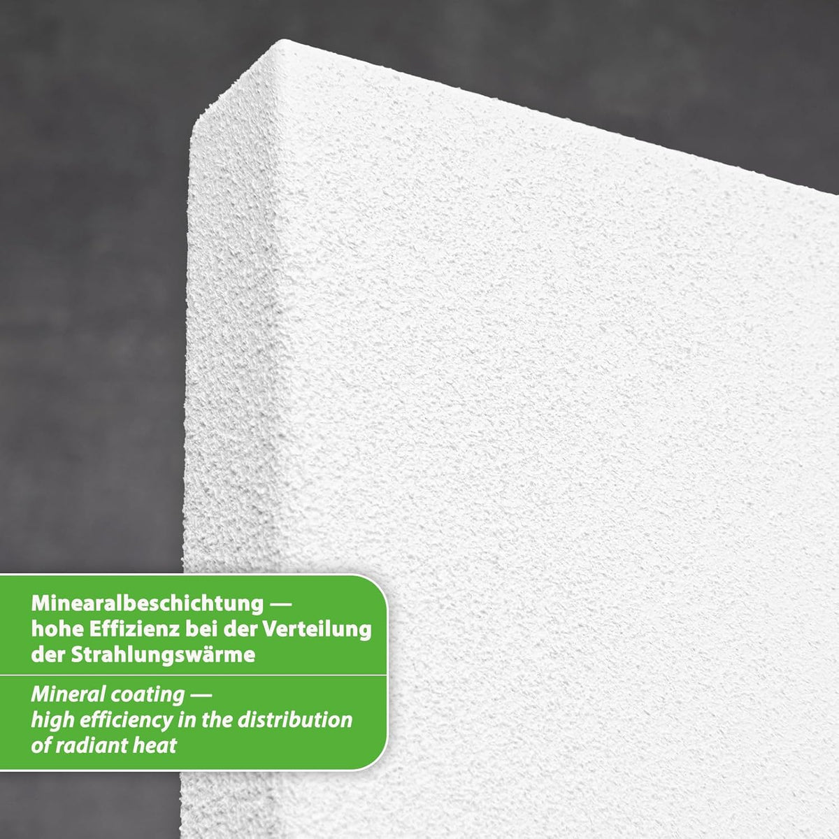 Elektrische verwarming, infraroodverwarming 330 W, 125 x 32 cm, voor badkamer.