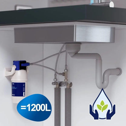 Ondertafelwaterfiltersysteem – Onderbouw Waterfilter – Waterfilter Voor Onder De Gootsteen – Keukенwaterfilter – Drinkwaterfilter Met 1-Weg Waterkraan, Zonder Digiflow – Instelbare Bypass 0-70% – Vermindert Kalk En Verbetert De Smaak
