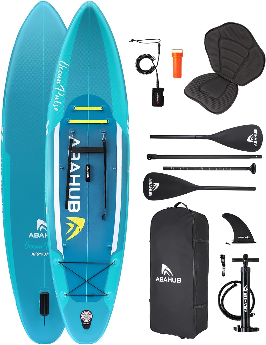 <font dir="auto" style="vertical-align: inherit;"><font dir="auto" style="vertical-align: inherit;">        Abahub Inflatable SUP Board, 320x78x15cm Stand Up Paddling Board Set, Blue/Green/Orange/Red Standup Paddle Board with Adjustable Aluminum Paddle, K