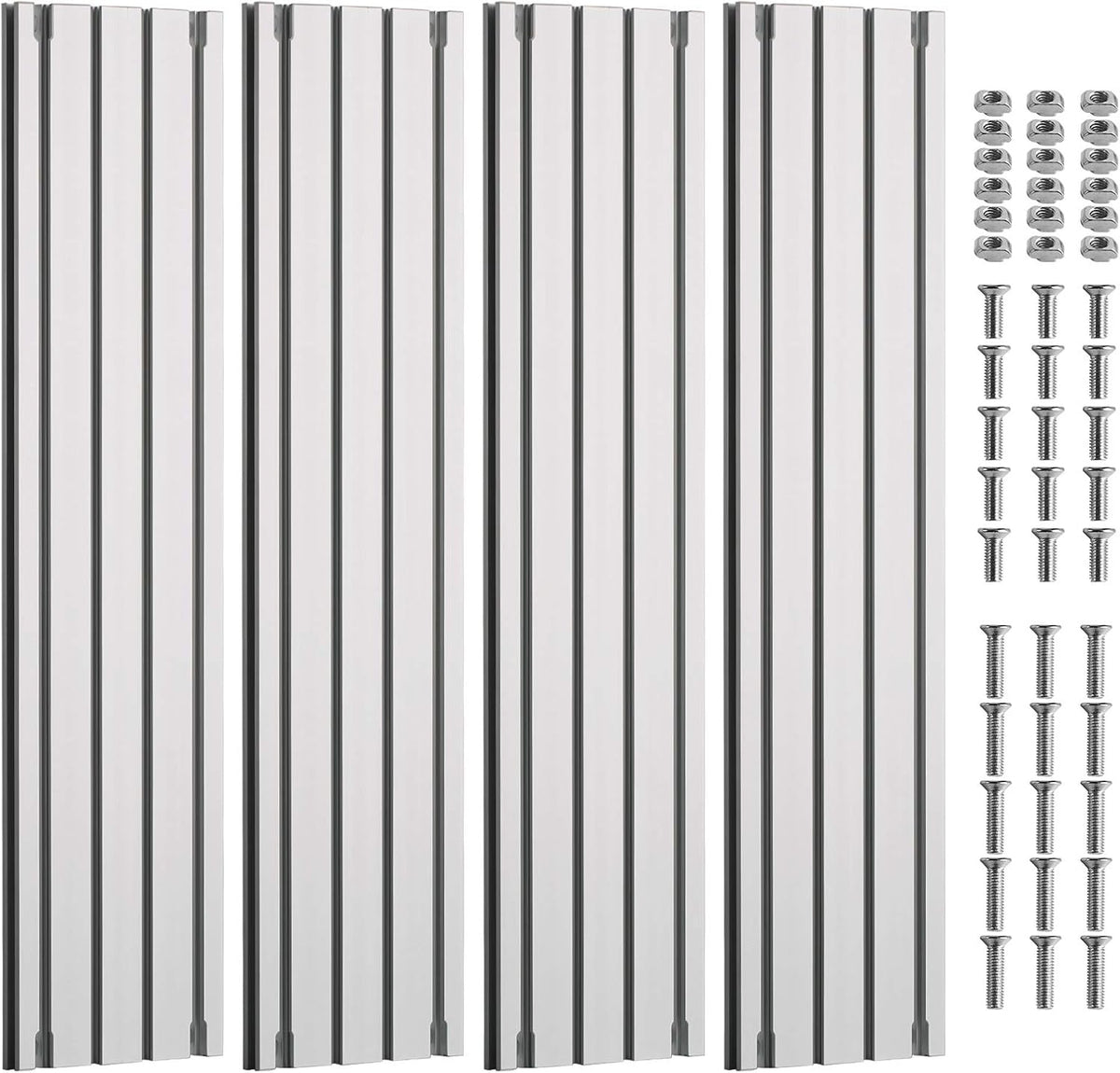 Genmitsu T-sleuf, CNC-werkoppervlak van aluminium, voor CNC-freesmachine PROVerXL 4030, 51 x 12 x 0,8 cm (20 inch x 4,7 inch x 0,3 '')