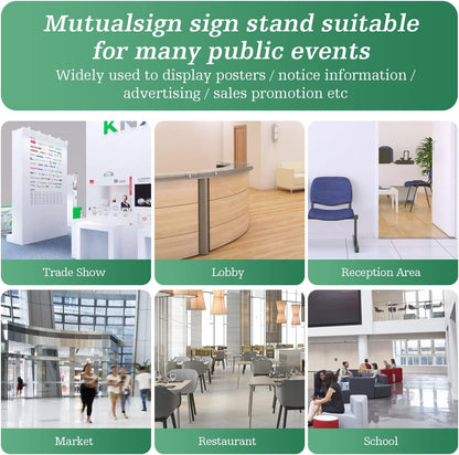 A4-Tekenhouder Set Van 6 Zwart – Posterhouder – Presentatiehouder – Menustandaard – Infostandaard – In Hoogte Verstelbaar – Klikframe