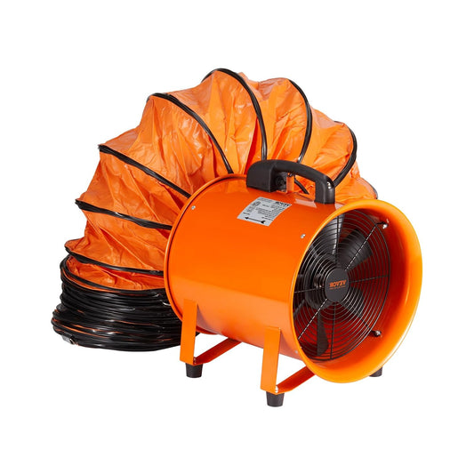 Bouwventilator – Afzuiger – Industriële Ventilator – Axiaalventilator – Werkplaatsventilator – 300W AC Motor – 1720 CFM Luchtstroom