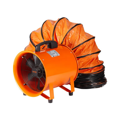 Afzuigventilator – Afvoerventilator – Kanaalventilator – Leidingventilator – Industriële Ventilator Met 10 M Afvoerslang – 367 W, 4373 m³/h