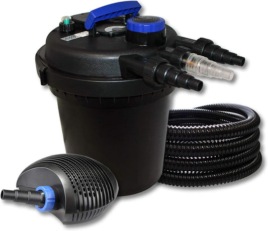 SunSun filterset voor 6000 l met UVC 11 W, ECO-pomp 20 W en slang 25 m vijver filter