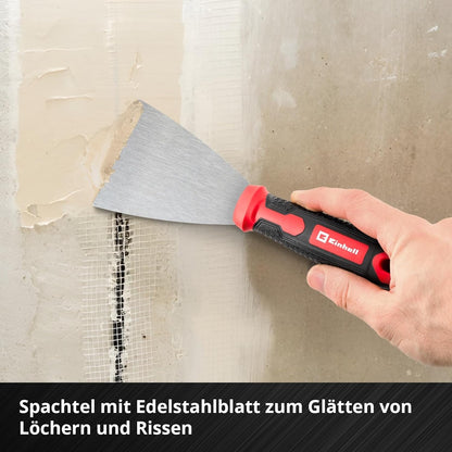 Einhell Gereedschapskoffer voor renovatie, 78 delen (renovatie, boor, bit, spatel, tang, hamer, e-case-systeem)