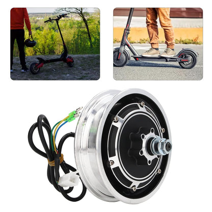 10 Inch Elektrische Scooter Wielnaaf, 48V 1000W Borstelloze Schijfrem Naaf Motor Elektrische Fiets Accessoire