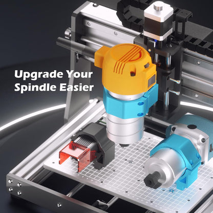 Genmitsu 3020-PRO MAX V2 CNC-freesmachine voor metaalsnijwerk en meer, GRBL-offline bediening, met eindschakelaars en noodstop, effectief XYZ-werkbereik 300 x 205 x 78 mm