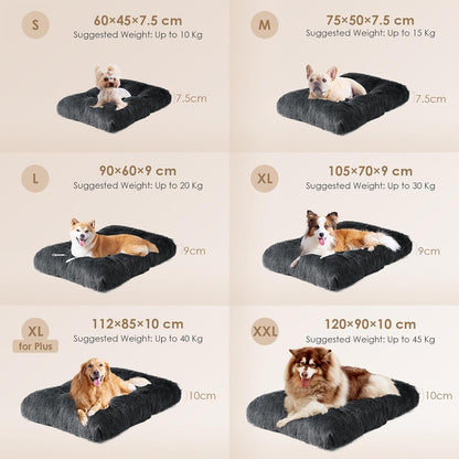 Hondenbed – Hondenkussen – Huisdierbed – Dogbasket – Hondenmand XL – Extra Groot 112x85 cm – Zacht Pluche – Antislip en Wasbaar