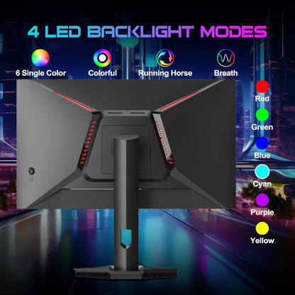 Minifire 27 inch QHD 300Hz Gaming Monitor 2K 2560 x 1440 1440P-1ms AMD FreeSync DCI-P3 98% HDR10, 2 x DP1.4, 2 x HDMI, Height Adjustable (MFG27F6Q Pro) - QUORE