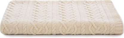 SAOL 100% super zachte Merino wol hart patroon bed bank gooien deken 67 x 49 inch
