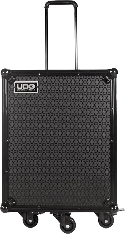UDG FlightCase Kofferbak voor Set CDJ/MIXER Black Plus (Trolley & Wielen)