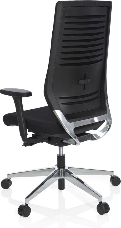 HJH OFFICE 608840-P PRO-TEC 700 draaistoel stof, zwart/oranje zwart