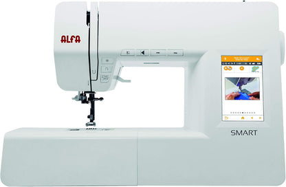 Elektronische naaimachine wit – Naaimachine – Stikmachine – Hobbynaaimachine – Naaimachine voor beginners – 70 steken – Touchscreen met automatische draadinrijger