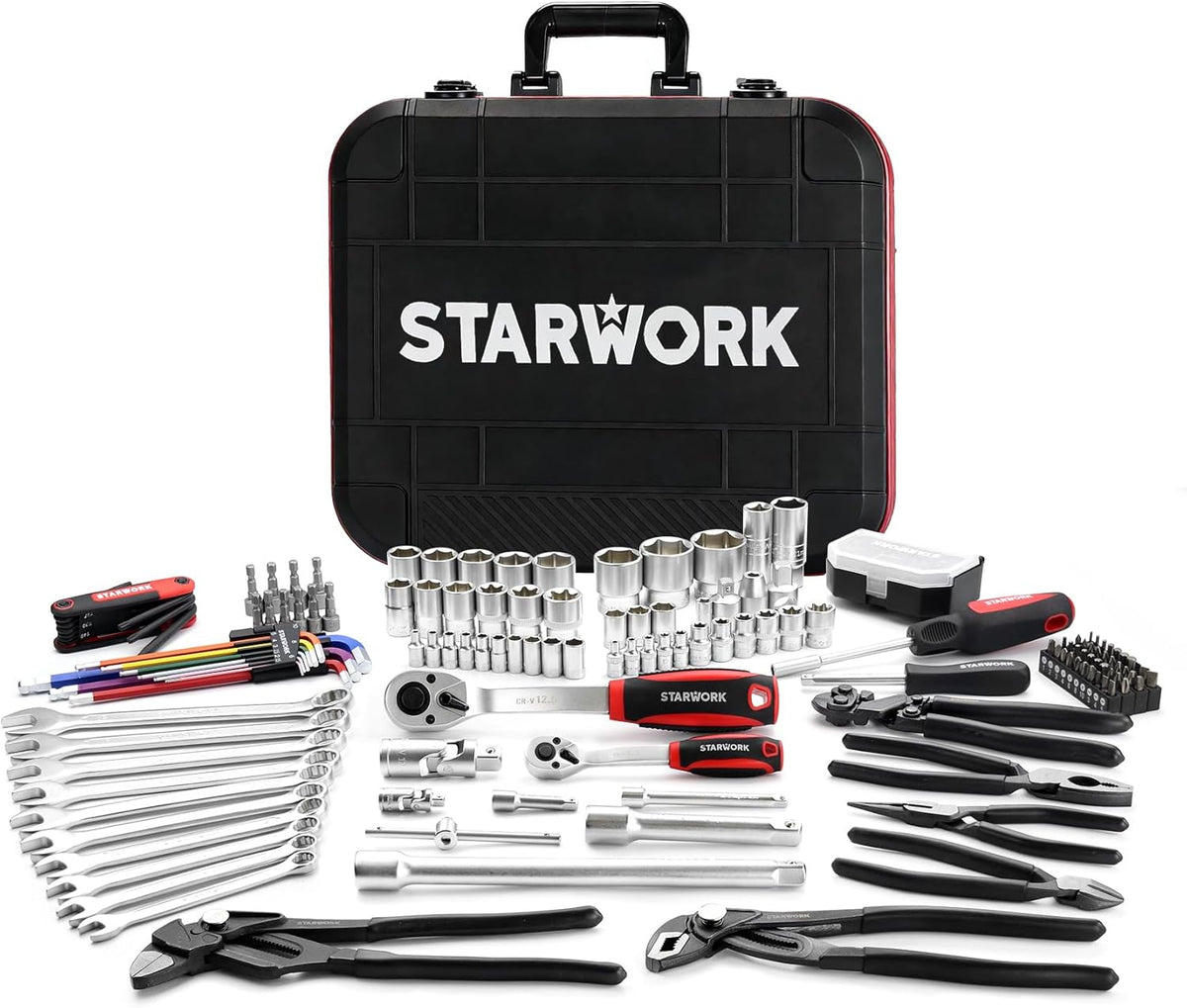 STARWORK TRUE MECHANIC 169-delige mechanische gereedschapsset, professioneel, metrisch