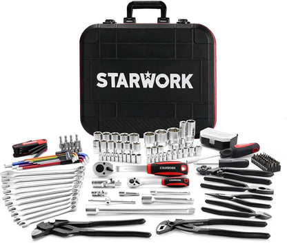 STARWORK TRUE MECHANIC 169-delige mechanische gereedschapsset, professioneel, metrisch