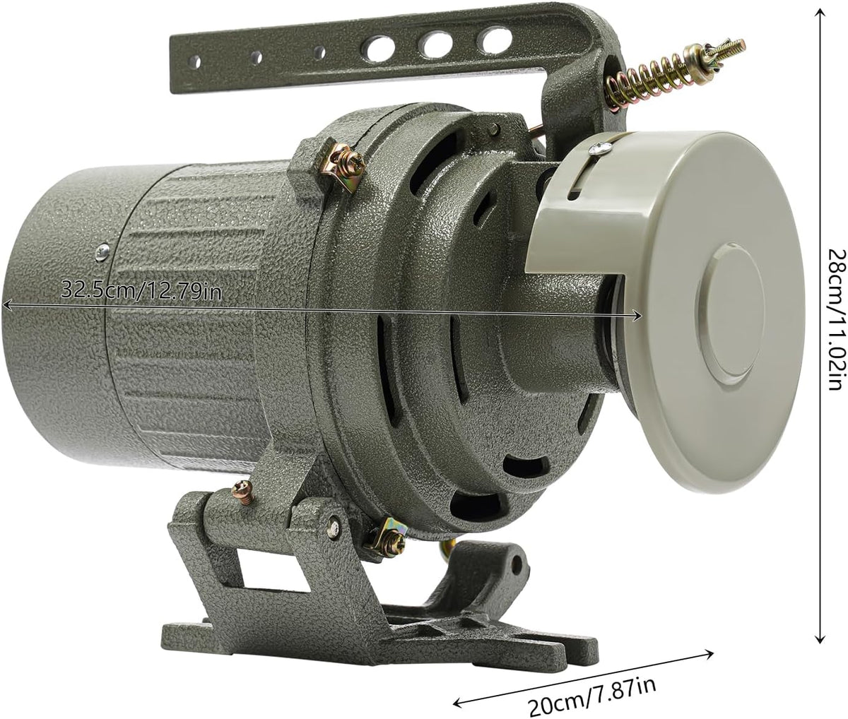Electric Sewing Machine Motor, Clutch Motor for Industrial Sewing Machines, Clutch Motor, Industrial Sewing Machine for Zigzag Machines, Sicking Machines, High Position Sewing Machines Etc - QUORE
