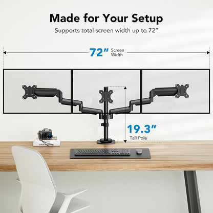 HUANUO Triple Monitor Mount