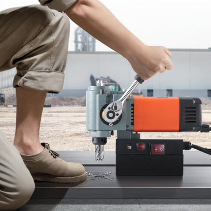Magnetische Kolomboormachine – Magnetische Boor – Kernboormachine – Elektromagnetische Boormachine – Boorsysteem – 1300 W Krachtig Vermogen – Koelsysteem Met Overbelastingbeveiliging